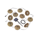 Trio TR74761932 venkovní závěsný řetěz MOOD | 1W | 10x30lm | 2700K | s vypínačem | rgb - barevné | černá