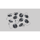 Trio TR74771932 LED venkovní závěsný řetěz CHAIN  | 1W E27 | 10x80lm | 3000K