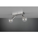 Trio R80182007 přisazené stropní bodové svítidlo Vannes 2x40W | E27 - matný nikl