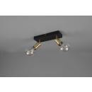 Trio R80182008 přisazené stropní bodové svítidlo Vannes 2x40W | E27 - mosaz