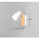 Trio TR81981731 bodové nástěnné svítidlo PIERRE GU10