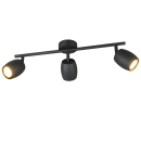 Trio TR86263032 bodové stropní svítidlo NANCY  | 35W GU10 | černá