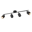 Trio TR86264032 bodové stropní svítidlo NANCY  | 35W GU10 | černá