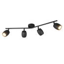 Trio TR86264032 bodové stropní svítidlo NANCY  | 35W GU10 | černá