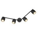 Trio TR86264032 bodové stropní svítidlo NANCY  | 35W GU10 | černá