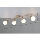 Trio TR86374043 bodové stropní svítidlo BOBA | 10W E14 | bílá