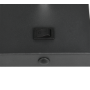 Trio TR86421732 bodové nástěnné svítidlo JACK  | 10W E27 | s vypínačem | černá | kouřová