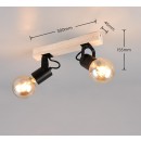 Trio R86662032 bodové stropní svítidlo LYNAR | 10W E27