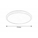 Rabalux 1430 LED stropní svítidlo do koupelny Brandon 36W | 2160lm | 4000K | IP65