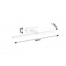 Rabalux 1448 LED nástěnné svítidlo Albina 8W | 450lm | 4000K | IP23