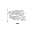 Rabalux 1461 LED dekorativní světelný řetěz Dottie 0,4W|6000K