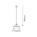 Rabalux 1955 Art flower závěsné svítidlo