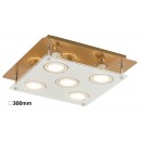 RABALUX 2253 Naomi stropní svítidlo LED GU10 5x5W bronz