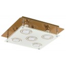 RABALUX 2253 Naomi stropní svítidlo LED GU10 5x5W bronz