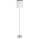 RABALUX 2529 Monica textilní stojanové svítidlo E27 60W bílá/chrom