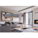 RABALUX 2539 Monica textilní stojanové svítidlo E27 60W šedé/chrom