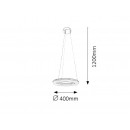 Rabalux 2565 LED závěsný lustr Georgina 1x24W | 730lm | 1710lm | 2700-6500K - stmívatelné, chrom