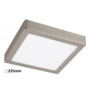 Rabalux 2668 LED zápustné a přisazené stropní svítidlo Lois 1x18W | 1400lm | 3000K - saténový chrom