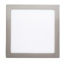 Rabalux 2668 LED zápustné a přisazené stropní svítidlo Lois 1x18W | 1400lm | 3000K - saténový chrom