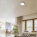 Rabalux 2668 LED zápustné a přisazené stropní svítidlo Lois 1x18W | 1400lm | 3000K - saténový chrom