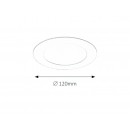 Rabalux 5571 LED zápustné a přisazené stropní svítidlo Lois 1x6W | 350lm | 4000K - matná bílá