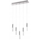 Rabalux 5764 LED závěsné stropní svítidlo Rheia 5x5W | 2000lm | 3000K - chrom