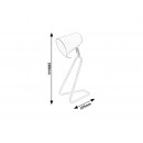 Rabalux 5780 stolní lampička Olaf 1x25W|E14