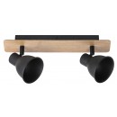 RABALUX 5903 Mac spot GU10 2x35W černá/buk