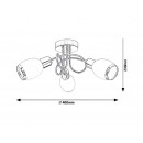 Rabalux 6020 stropní bodové svítidlo Elite 3x40W|E14