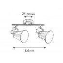 RABALUX 6517 Martina stropní svítidlo 2xE27