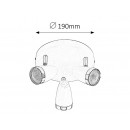 Rabalux 6668 LED přisazené stropní bodové svítidlo Karen 3x4W | 840lm | 3000K - bílá