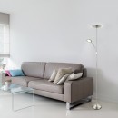 Rabalux 7006 LED stojací lampa s čtecí lampičkou Vlasta 18W+5W | 1800lm | 3000K - chrom