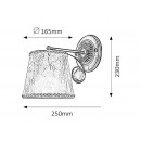 Rabalux 7290 VALERIE nástěnné svítidlo 1xE14