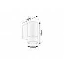 Rabalux 8120 Phoenix exteriérové ​​nástěnné svítidlo bílé GU10 1 x max. 10W IP54