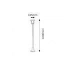 Rabalux 8129 LED zahradní ​​sloupek Sorrento 1x8W | 500lm | 3000K | IP44 - černá
