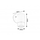 Rabalux 8836 Medina exteriérové ​​nástěnné svítidlo bílé GU10 max 10W IP44