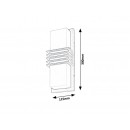 Rabalux 8940 LED venkovní ​​nástěnné svítidlo Rodez 1x12W | 800lm | 4000K | IP44 - antracit