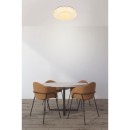 Globo 483111-24 LED stropní svítidlo Rada 1x24W | 1800lm | 3000-6000K - třpytivý efekt, stmívatelné, bílá, opál