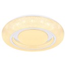 Globo 483111-24 LED stropní svítidlo Rada 1x24W | 1800lm | 3000-6000K - třpytivý efekt, stmívatelné, bílá, opál