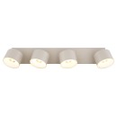 Globo 56961-4S LED bodové stropní svítidlo RAE  | 6W integrovaný LED zdroj | 480lm | 3000K | béžová