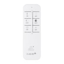 Globo 41745-48 LED stropní svítidlo Rainer 1x48W | 3100lm | 3000-6000K - paměťová funkce, noční režim, stmívatelné, dálkové ovládání, imitace dřeva, bílá