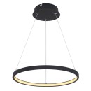 Globo 67192-19B LED závěsné stropní svítidlo Ralph 1x19W | 900lm | 3000K - černá, opál