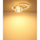 Globo 67370-40 LED přisazené stropní svítidlo RANDELL | 40W integrovaný LED zdroj | 1890lm | 3000K | bílá