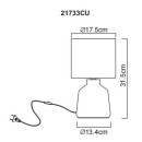 Globo RELA 21733CU stolní lampička E14