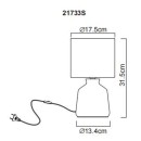 Globo RELA 21733S stolní lampička E14
