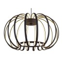 Globo 15946B LED závěsné stropní svítidlo RIBBON  | 40W integrovaný LED zdroj | 2680lm | 3000K | černá