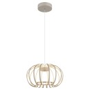 Globo 15946S LED závěsné stropní svítidlo RIBBON  | 40W integrovaný LED zdroj | 2850lm | 3000K | béžová