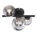 Globo 56133-3W LED přisazené stropní svítidlo Riha 9x3W | 720lm | G9 | 3000K - černá, kouřová
