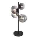 Globo 56133-4T LED stolní svítidlo 4x3W | 320lm | G9 | 3000K - čená, kouřová