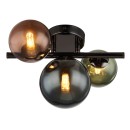 Globo 56142-3W LED přisazené stropní svítidlo RIHA  integrovaný LED zdroj | 290lm | 3000K | šedá